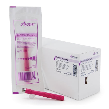 Mckesson Brand Biopsy Punch Mckesson Argent Dermal 8 Mm - 1316