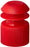 McKesson - Tube Closure Polyethylene Flanged Plug Cap Red 13 mm For Use with 13 mm Blood Drawing Tubes, Glass Test Tubes, Plastic Culture Tubes NonSterile - 177-118240R