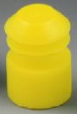 McKesson - Tube Closure Polyethylene Flanged Plug Cap Yellow 13 mm For Use with 13 mm Blood Drawing Tubes, Glass Test Tubes, Plastic Culture Tubes NonSterile - 177-118240Y
