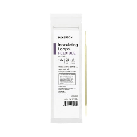 McKesson - Inoculating Loop with Needle 1 µL ABS Integrated Handle Sterile - 16-1FLWN