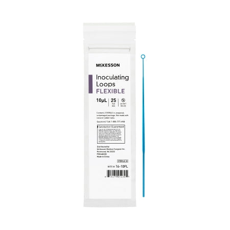 McKesson - Inoculating Loop 10 µL High Impact Polystyrene Integrated Handle Sterile - 16-10FL