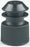 McKesson - Tube Closure Polyethylene Flanged Plug Cap Black 16 mm For Use with 16 mm Blood Drawing Tubes, Glass Test Tubes, Plastic Culture Tubes NonSterile - 177-116152K