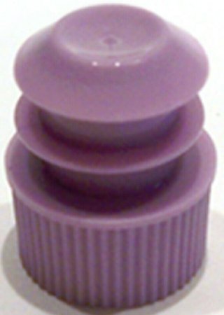 McKesson - Tube Closure Polyethylene Flanged Plug Cap Lavender 16 mm For Use with 16 mm Blood Drawing Tubes, Glass Test Tubes, Plastic Culture Tubes NonSterile - 177-116152L