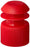 McKesson - Tube Closure Polyethylene Flanged Plug Cap Red 16 mm For Use with 16 mm Blood Drawing Tubes, Glass Test Tubes, Plastic Culture Tubes NonSterile - 177-116152R
