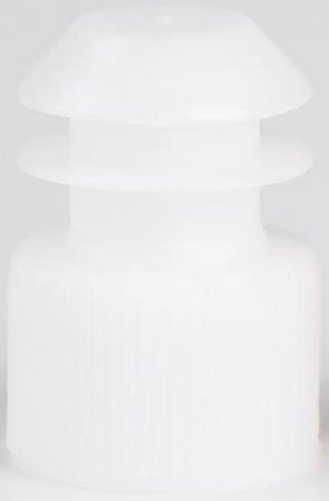 McKesson - Tube Closure Polyethylene Flanged Plug Cap White 16 mm For Use with 16 mm Blood Drawing Tubes, Glass Test Tubes, Plastic Culture Tubes NonSterile - 177-116152W