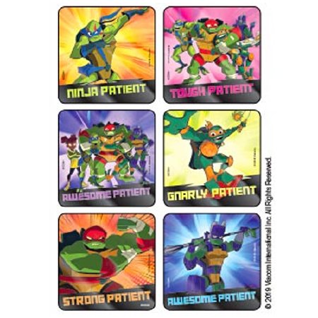 Kids Love Stickers - 75 per Unit Teenage Mutant Ninja Turtles Sticker 2-1/2 Inch - M2230
