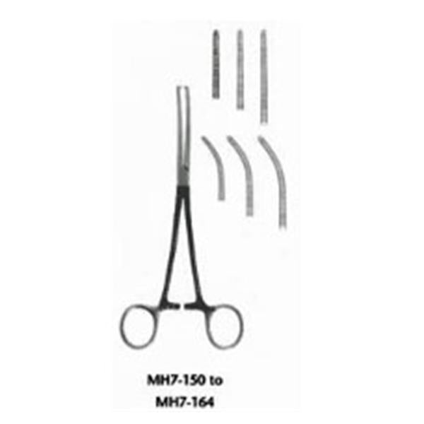 Miltex-Integra Forcep Hemostatic Rochester-Ochsner Meister-Hand 8" Serrated Crv 1X2Tth Ss 1/Ea - MH7-164