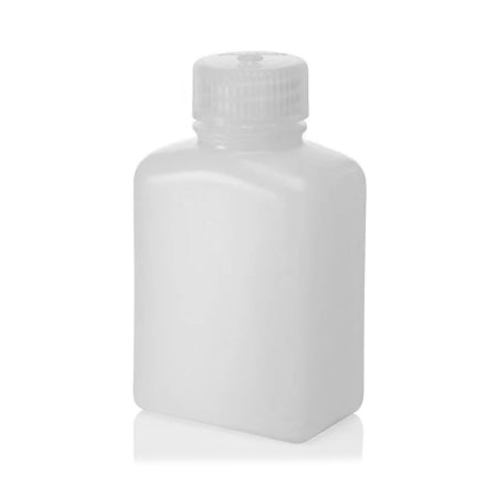 Nalgene - General Purpose Bottle Rectangular / Wide Mouth HDPE / Polypropylene 125 mL (4 oz.) - 2007-0004