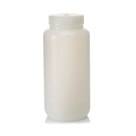 Nalgene - General Purpose Bottle Economy / Wide Mouth HDPE / Polypropylene 1,000 mL (32 oz.) - Thermo Scientific Nalge - 332189-0032