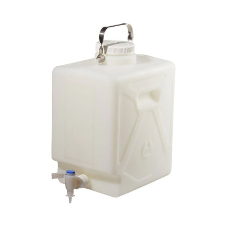 Nalgene - Carboy with Spigot Fluorinated / Rectangular HDPE / Polypropylene 20 Liter - DS2327-0050