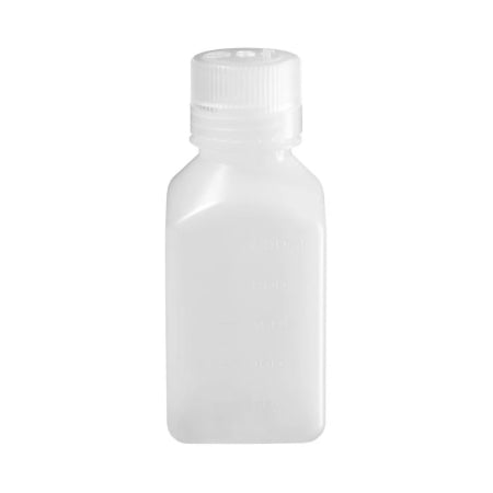 Nalgene - General Purpose Bottle Narrow Mouth / Square HDPE / Polypropylene 250 mL (8 oz.) - 2018-0250