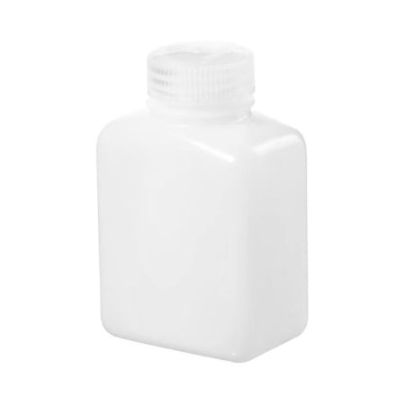 Nalgene - General Purpose Bottle Rectangular / Wide Mouth HDPE / Polypropylene 250 mL (8 oz.) - 2007-0008