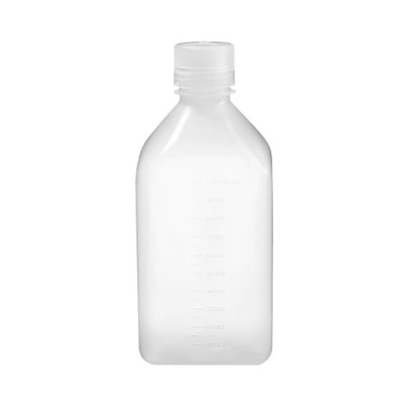 Nalgene - General Purpose Bottle Narrow Mouth / Square PPCO / Polypropylene 1,000 mL (32 oz.) - Thermo Scientific Nalge - 2016-1000