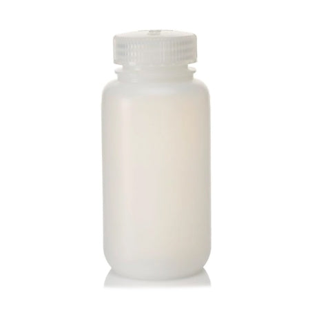 Nalgene - General Purpose Bottle Economy / Wide Mouth HDPE / Polypropylene 250 mL (8 oz.) - Thermo Scientific Nalge - 332189-0008