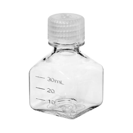 Nalgene - General Purpose Bottle Narrow Mouth / Square Polycarbonate / Polypropylene 30 mL (1 oz.) - 2015-0030