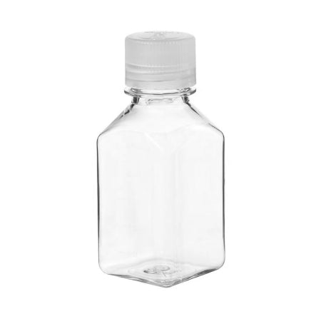 Nalgene - General Purpose Bottle Narrow Mouth / Square Polycarbonate / Polypropylene 250 mL (8 oz.) - 2015-0250