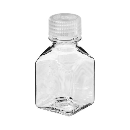 Nalgene - General Purpose Bottle Narrow Mouth / Square Polycarbonate / Polypropylene 60 mL (2 oz.) - 2015-0060