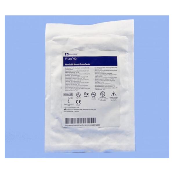 Medtronic MITG-Covidien Suture 3-0 Glycolide P-14 V-Loc 90 Undyed 12" Barbed Absorbable 12/Ca - VLOCM0114
