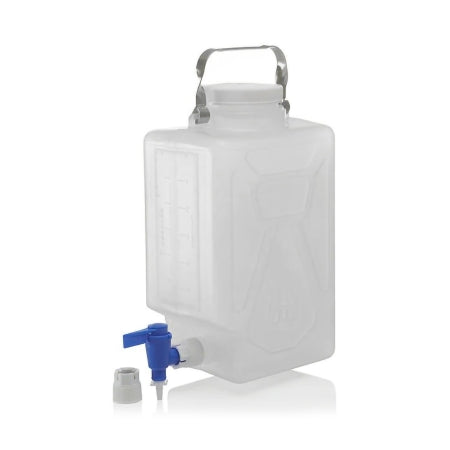 Nalgene - Carboy with Spigot Rectangular PPCO / Polypropylene 9 Liter - Thermo Scientific Nalge - 2321-0020