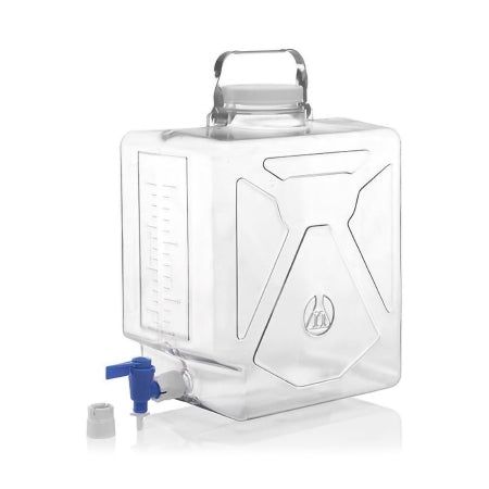 Nalgene Clearboy - Carboy with Spigot Rectangular Polycarbonate / Polypropylene 20 Liter - Thermo Scientific Nalge - 2322-0050
