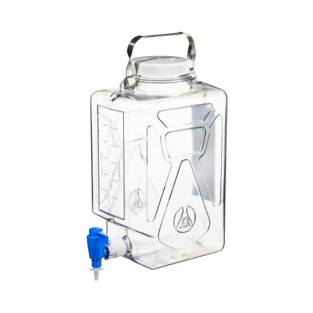 Nalgene Clearboy - Carboy with Spigot Rectangular Polycarbonate / Polypropylene 9 Liter - Thermo Scientific Nalge - 2322-0020