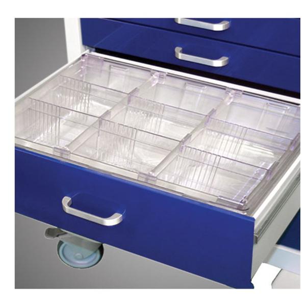 Waterloo Industries Divider Set Cart For 6/9/12" Cart Drawer 5" 1/St - DIV-DRW5