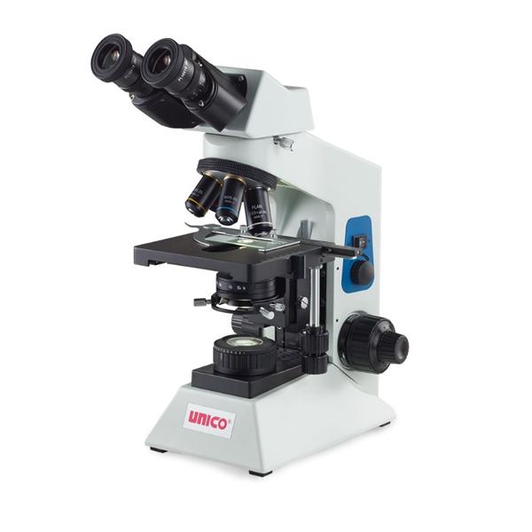 Unico G504 Advanced Binocular Microscope Mechanical Stage 4, 10, 40, 100X Ol Obj Ea - G504