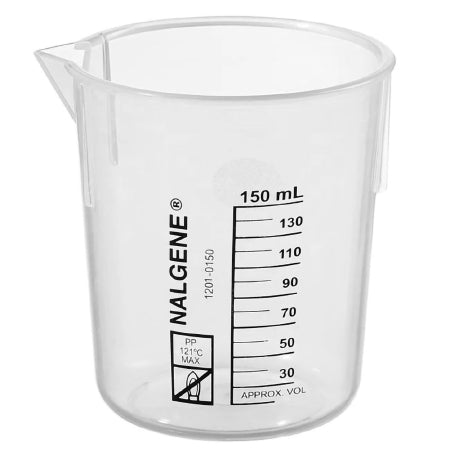 Nalgene - Laboratory Beaker Griffin Low-Form Polypropylene 150 mL - Thermo Scientific Nalge - 1201-0150