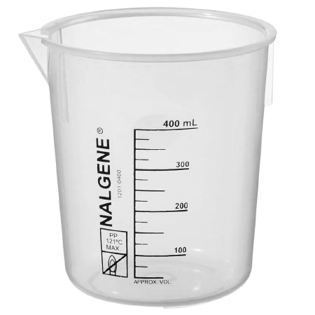 Nalgene - Laboratory Beaker Griffin Low-Form Polypropylene 400 mL - Thermo Scientific Nalge - 1201-0400