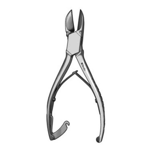 K-Medic Inc Nipper Nail 5-1/2" Straight Jaw Stainless Steel Ea - KM69432