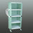Multi-Purpose Cart, 4 Shelves with Mint Green Cover | Plastic/PVC | Health Care Logistics