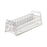 Nalgene - Storage Test Tube Rack 40 Place 13 to 16 mm Tube Size White 4-1/2 X 11 Inch - Thermo Scientific Nalge - 5929-0016