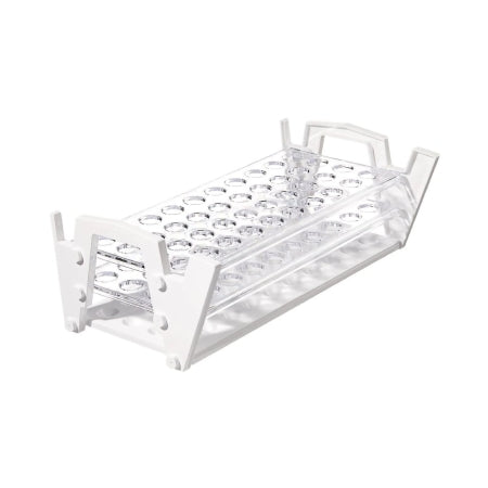 Nalgene Sample Rack Nalgene - Slant Rack Test Tube Rack 40 Place 15 to 16 mm Tube Size Whi ...