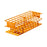 Nalgene Unwire - Centrifuge Tube / Test Tube Test Tube Rack 40 Place 25 mm Tube Size Orange 3-2/3 X 4-3/4 X 11-3/4 Inch - 5970-0125