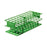 Nalgene Unwire - Centrifuge Tube / Test Tube Test Tube Rack 40 Place 25 mm Tube Size Green 3-2/3 X 4-3/4 X 11-3/4 Inch - 5970-0425