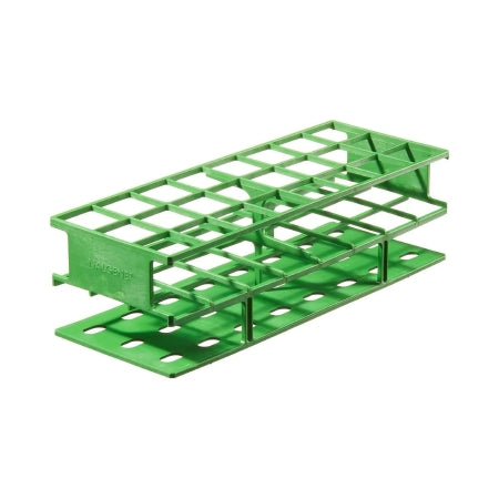 Nalgene Unwire - Centrifuge Tube / Test Tube Test Tube Rack 24 Place 30 mm Tube Size Green 3-2/3 X 4-1/4 X 11 Inch - 5970-0430