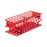 Nalgene Unwire - Centrifuge Tube / Test Tube Test Tube Rack 40 Place 20 mm Tube Size Red 3-1/4 X 4 X 9-3/4 Inch - 5970-0520