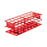 Nalgene Unwire - Centrifuge Tube / Test Tube Test Tube Rack 24 Place 30 mm Tube Size Red 3-2/3 X 4-1/4 X 11 Inch - 5970-0530