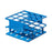 Nalgene Unwire - Centrifuge Tube / Test Tube Test Tube Rack 40 Place 25 mm Tube Size Blue 3-2/3 X 4-3/4 X 11-3/4 Inch - 5972-0325