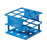 Nalgene Unwire - Centrifuge Tube / Test Tube Test Tube Rack 24 Place 30 mm Tube Size Blue 3-2/3 X 4-1/4 X 11 Inch - Thermo Scientific Nalge - 5972-0330