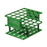 Nalgene Unwire - Centrifuge Tube / Test Tube Test Tube Rack 40 Place 20 mm Tube Size Green 3-1/4 X 4 X 9-3/4 Inch - 5972-0420