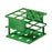 Nalgene Unwire - Centrifuge Tube / Test Tube Test Tube Rack 24 Place 30 mm Tube Size Green 3-2/3 X 4-1/4 X 11 Inch - 5972-0430