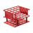 Nalgene Unwire - Centrifuge Tube / Test Tube Test Tube Rack 40 Place 20 mm Tube Size Red 3-1/4 X 4 X 9-3/4 Inch - 5972-0520