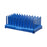 Nalgene - Peg Rack Test Tube Rack 50 Place 14 to 17 mm Tube Size Blue 2-3/4 X 4-1/8 X 7-1/3 Inch - 5977-0317