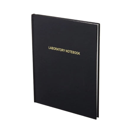Nalgene - Lab Notebook 2/3 X 9-1/4 X 11-1/4 Inch, Black Cover - 6300-1000