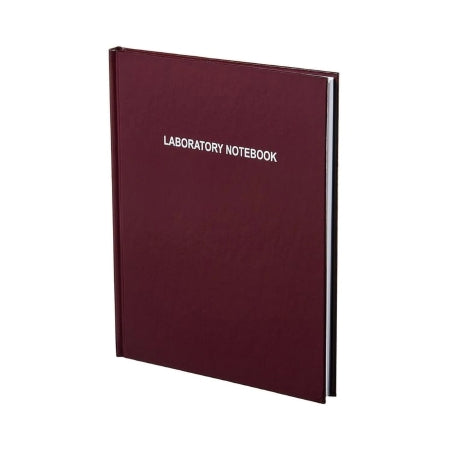 Nalgene - Lab Notebook 8-1/2 X 11 Inch, Burgundy Cover, 3 Horizontal Lines per Inch - 6301-2000