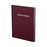 Nalgene - Lab Notebook 8-1/2 X 11 Inch, Burgundy Cover, 3 Horizontal Lines per Inch - 6301-2000