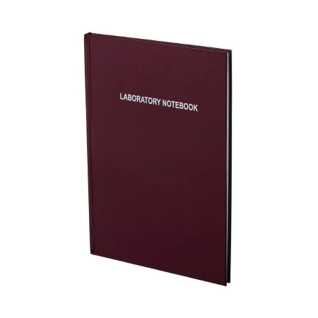 Nalgene - Lab Notebook 8-3/4 X 11-1/4 Inch, Burgundy Cover, 5 mm Lines - 6301-4000