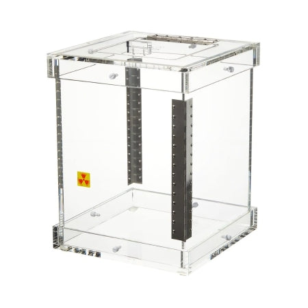 Nalgene - Beta Waste Shield 11-1/4 X 11-1/4 X 16 Inch, 9 mm Thickness For Holding Solid or Liquid Radioactive Waste - 6745-0010