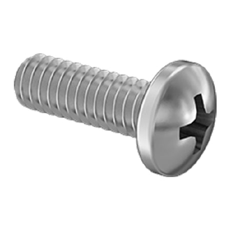 Mcmaster-Carr Supply Co - Passivated Pan Head Phillips Screw 8-32 Thread, 9/16 Inch Long, Stainless Steel - 91772A200